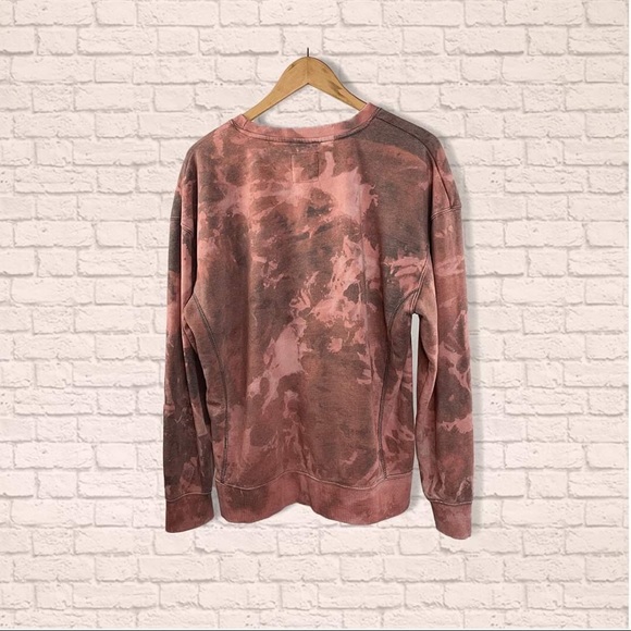 BRAND NEW! GOOD DAY BLEACHED TIE-DYE SWEATSHIRT - Picture 2 of 3